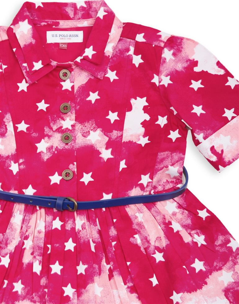 U.S. Polo Assn. Casual Printed Girls Dress